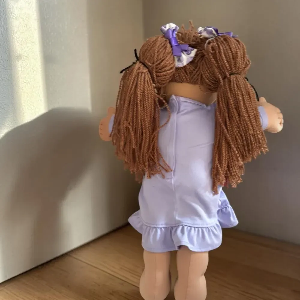 Vintage 2004 Cabbage Patch Kid Play Along PA-2 18 Inch Doll Brown Pigtails